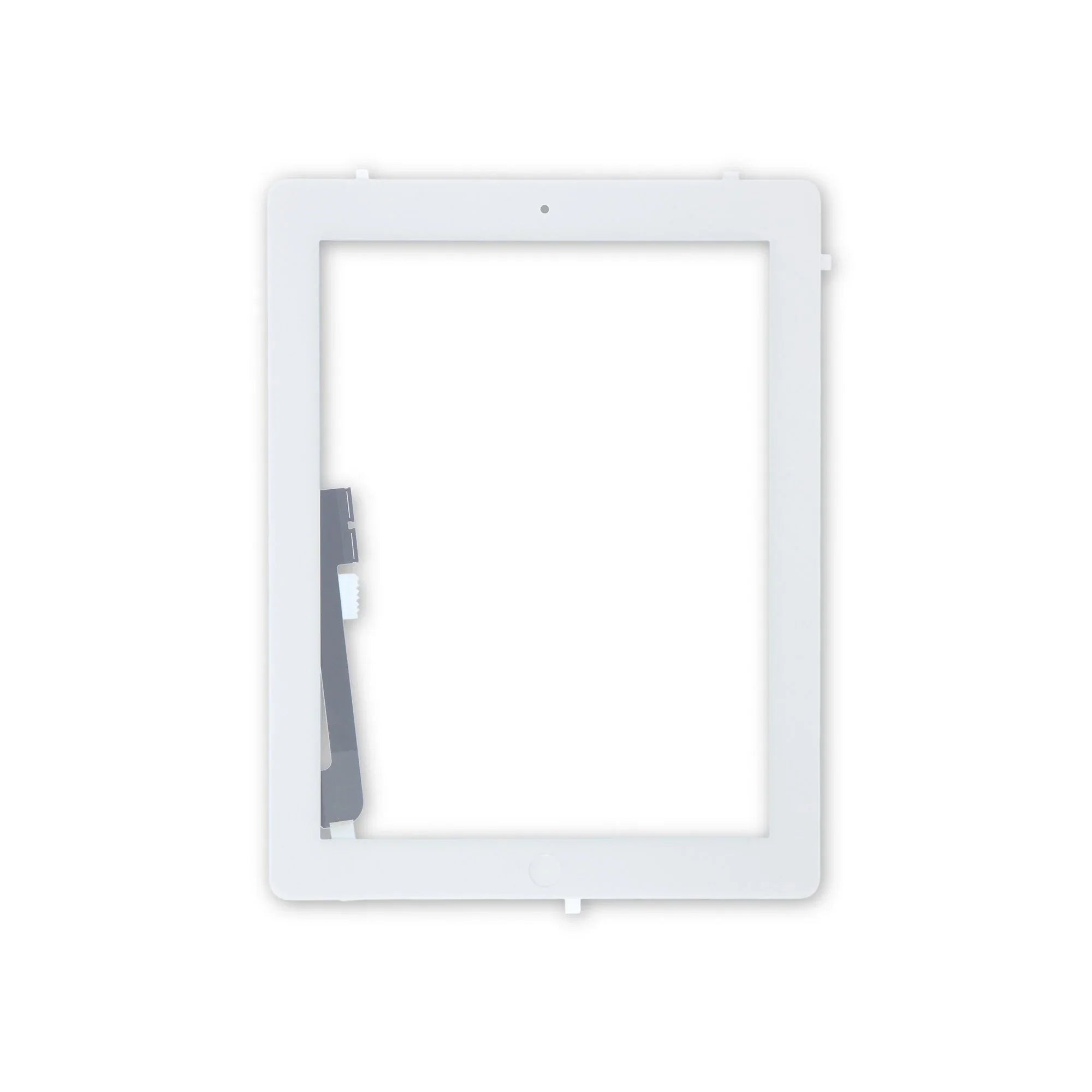 Digitiser With Home Button & Membrane For Apple iPad 3 White